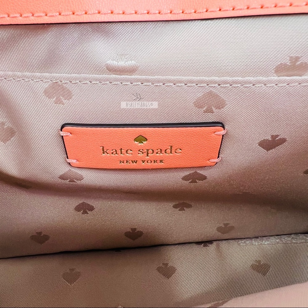 Kate Spade Melon Ball Pineapple Remi Flap Chain Crossbody Shoulder Bag - Picture 12 of 13